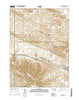 Mechanicsville Iowa Current topographic map, 1:24000 scale, 7.5 X 7.5 Minute, Year 2015