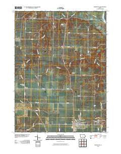 Mediapolis Iowa Historical topographic map, 1:24000 scale, 7.5 X 7.5 Minute, Year 2010
