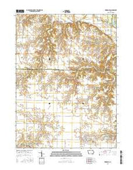 Mediapolis Iowa Current topographic map, 1:24000 scale, 7.5 X 7.5 Minute, Year 2015