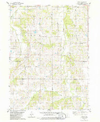 Medora Iowa Historical topographic map, 1:24000 scale, 7.5 X 7.5 Minute, Year 1983
