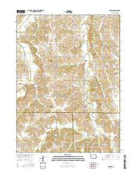 Medora Iowa Current topographic map, 1:24000 scale, 7.5 X 7.5 Minute, Year 2015