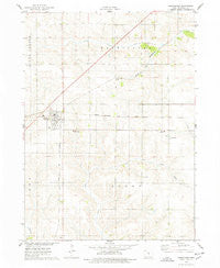 Melbourne Iowa Historical topographic map, 1:24000 scale, 7.5 X 7.5 Minute, Year 1975