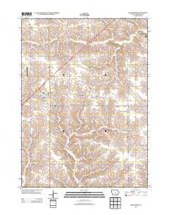 Melbourne Iowa Historical topographic map, 1:24000 scale, 7.5 X 7.5 Minute, Year 2013