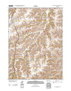 Melcher-Dallas Iowa Historical topographic map, 1:24000 scale, 7.5 X 7.5 Minute, Year 2013