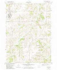 Melcher Iowa Historical topographic map, 1:24000 scale, 7.5 X 7.5 Minute, Year 1982