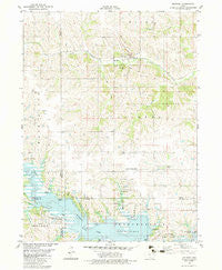 Melrose Iowa Historical topographic map, 1:24000 scale, 7.5 X 7.5 Minute, Year 1982