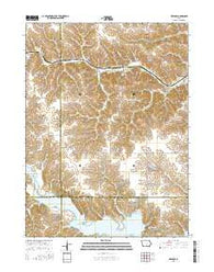 Melrose Iowa Current topographic map, 1:24000 scale, 7.5 X 7.5 Minute, Year 2015