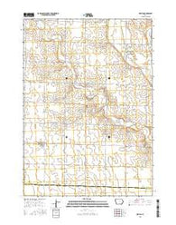 Melvin Iowa Current topographic map, 1:24000 scale, 7.5 X 7.5 Minute, Year 2015