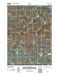 Menlo Iowa Historical topographic map, 1:24000 scale, 7.5 X 7.5 Minute, Year 2010