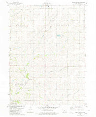 Merle Junction Iowa Historical topographic map, 1:24000 scale, 7.5 X 7.5 Minute, Year 1980