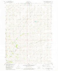 Merle Junction Iowa Historical topographic map, 1:24000 scale, 7.5 X 7.5 Minute, Year 1980