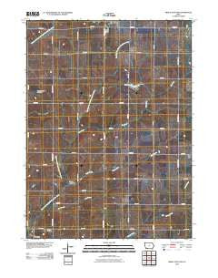 Merle Junction Iowa Historical topographic map, 1:24000 scale, 7.5 X 7.5 Minute, Year 2010