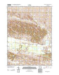 Middle Amana Iowa Historical topographic map, 1:24000 scale, 7.5 X 7.5 Minute, Year 2013