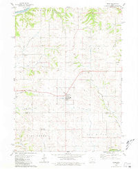 Miles Iowa Historical topographic map, 1:24000 scale, 7.5 X 7.5 Minute, Year 1980