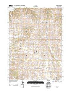 Miles Iowa Historical topographic map, 1:24000 scale, 7.5 X 7.5 Minute, Year 2013