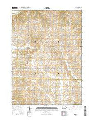 Miles Iowa Current topographic map, 1:24000 scale, 7.5 X 7.5 Minute, Year 2015