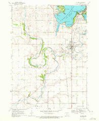 Milford Iowa Historical topographic map, 1:24000 scale, 7.5 X 7.5 Minute, Year 1970