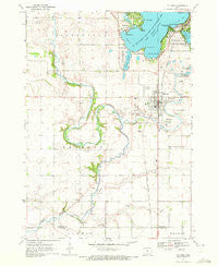Milford Iowa Historical topographic map, 1:24000 scale, 7.5 X 7.5 Minute, Year 1970