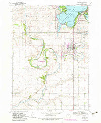 Milford Iowa Historical topographic map, 1:24000 scale, 7.5 X 7.5 Minute, Year 1970