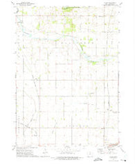Miller Iowa Historical topographic map, 1:24000 scale, 7.5 X 7.5 Minute, Year 1972
