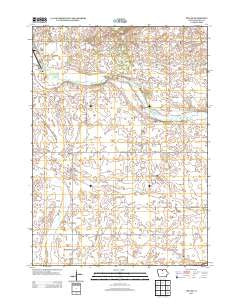 Miller Iowa Historical topographic map, 1:24000 scale, 7.5 X 7.5 Minute, Year 2013