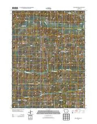 Millersburg Iowa Historical topographic map, 1:24000 scale, 7.5 X 7.5 Minute, Year 2013