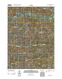 Millersburg Iowa Historical topographic map, 1:24000 scale, 7.5 X 7.5 Minute, Year 2013