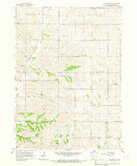Millnerville Iowa Historical topographic map, 1:24000 scale, 7.5 X 7.5 Minute, Year 1964
