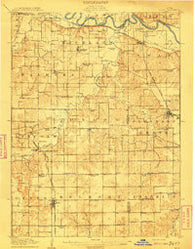 Milo Iowa Historical topographic map, 1:62500 scale, 15 X 15 Minute, Year 1910