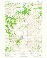 Milo Iowa Historical topographic map, 1:24000 scale, 7.5 X 7.5 Minute, Year 1965