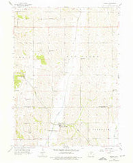 Mineola Iowa Historical topographic map, 1:24000 scale, 7.5 X 7.5 Minute, Year 1956