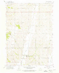 Mineola Iowa Historical topographic map, 1:24000 scale, 7.5 X 7.5 Minute, Year 1956