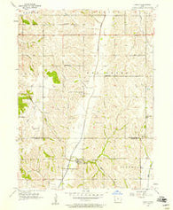 Mineola Iowa Historical topographic map, 1:24000 scale, 7.5 X 7.5 Minute, Year 1956