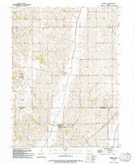 Mineola Iowa Historical topographic map, 1:24000 scale, 7.5 X 7.5 Minute, Year 1994