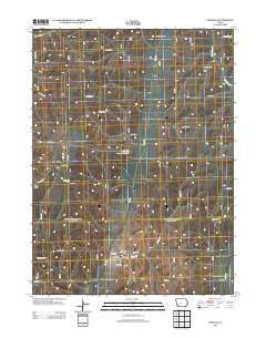 Mineola Iowa Historical topographic map, 1:24000 scale, 7.5 X 7.5 Minute, Year 2013
