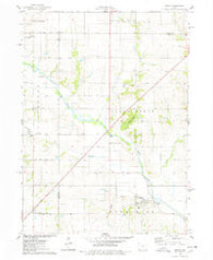 Mingo Iowa Historical topographic map, 1:24000 scale, 7.5 X 7.5 Minute, Year 1975