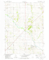 Mingo Iowa Historical topographic map, 1:24000 scale, 7.5 X 7.5 Minute, Year 1975