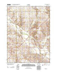 Mingo Iowa Historical topographic map, 1:24000 scale, 7.5 X 7.5 Minute, Year 2013