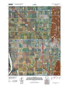 Missouri Valley Iowa Historical topographic map, 1:24000 scale, 7.5 X 7.5 Minute, Year 2010