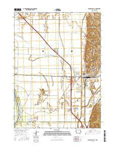 Missouri Valley Iowa Current topographic map, 1:24000 scale, 7.5 X 7.5 Minute, Year 2015