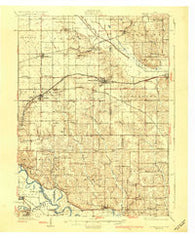 Mitchellville Iowa Historical topographic map, 1:62500 scale, 15 X 15 Minute, Year 1930