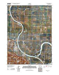 Modale Iowa Historical topographic map, 1:24000 scale, 7.5 X 7.5 Minute, Year 2010