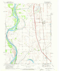 Mondamin Iowa Historical topographic map, 1:24000 scale, 7.5 X 7.5 Minute, Year 1970