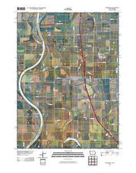 Mondamin Iowa Historical topographic map, 1:24000 scale, 7.5 X 7.5 Minute, Year 2010