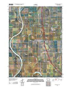 Mondamin Iowa Historical topographic map, 1:24000 scale, 7.5 X 7.5 Minute, Year 2010
