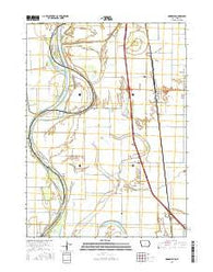 Mondamin Iowa Current topographic map, 1:24000 scale, 7.5 X 7.5 Minute, Year 2015