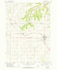 Monona Iowa Historical topographic map, 1:24000 scale, 7.5 X 7.5 Minute, Year 1971