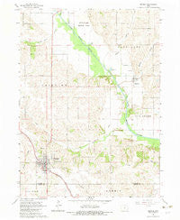 Monroe Iowa Historical topographic map, 1:24000 scale, 7.5 X 7.5 Minute, Year 1965