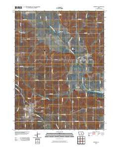 Monroe Iowa Historical topographic map, 1:24000 scale, 7.5 X 7.5 Minute, Year 2010