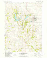 Montezuma Iowa Historical topographic map, 1:24000 scale, 7.5 X 7.5 Minute, Year 1979